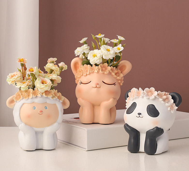 Cartoon Animal Planter Pot