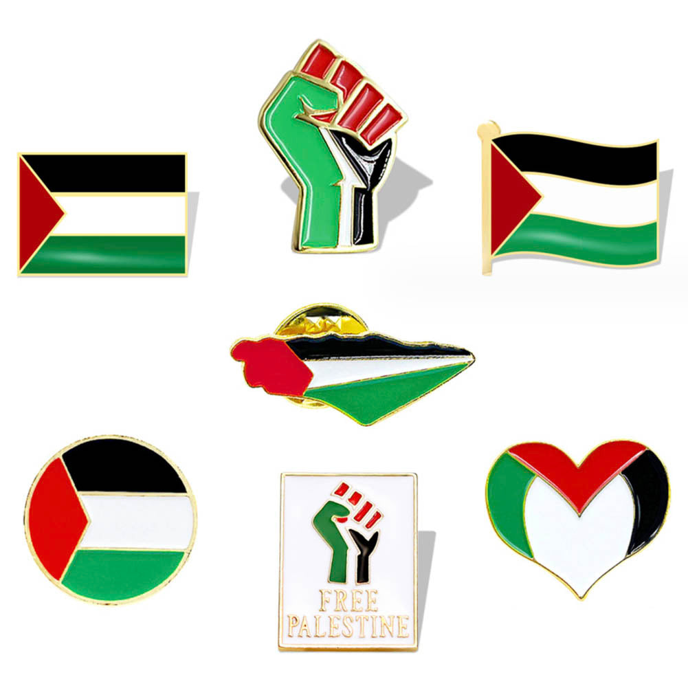 Palestine Flag Lapel Pins Free Palestine brooch