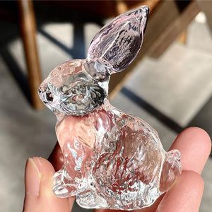 Crystal Bunny Figurines