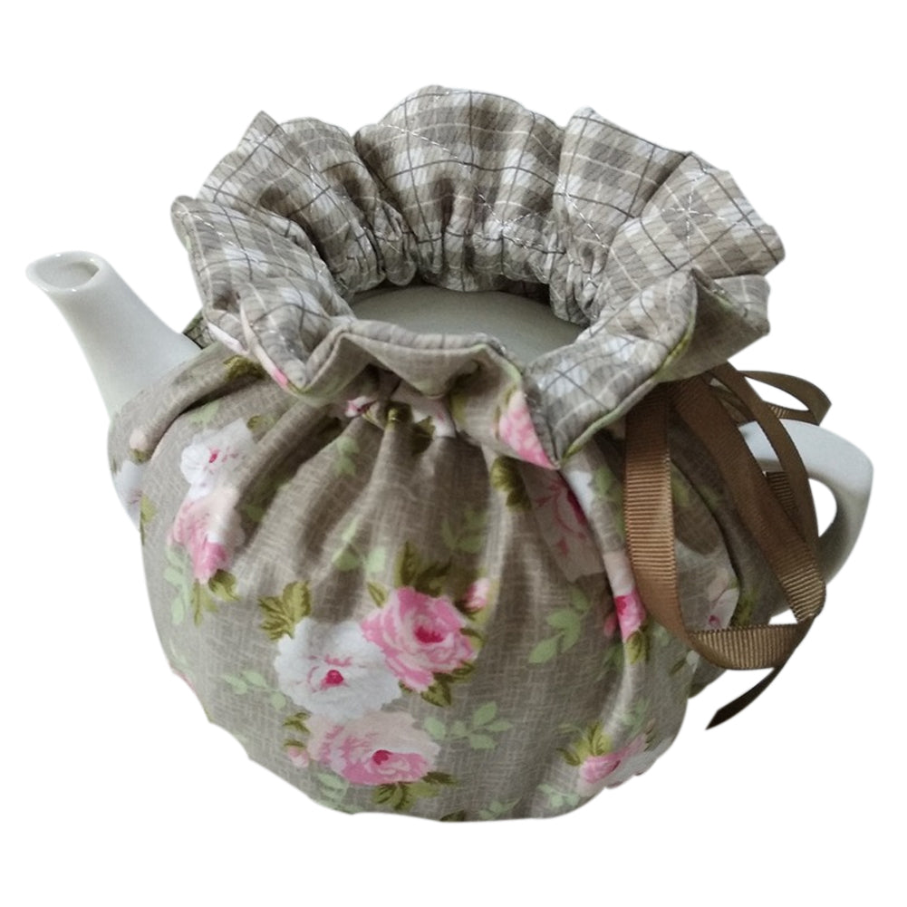 Kitchen Tea Cozy, Tea Pot Dust Cover, Cotton Tea Cosy Decorative Tea Pots Cozy with Insulation Pad for Housewife, Friend, Mom