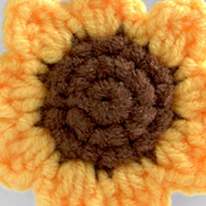 Hand-Knitted Crochet Flower with pot