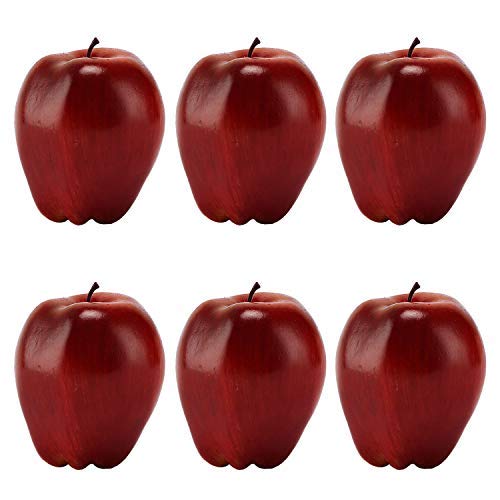 Red Artificial Apples Fake Fruits