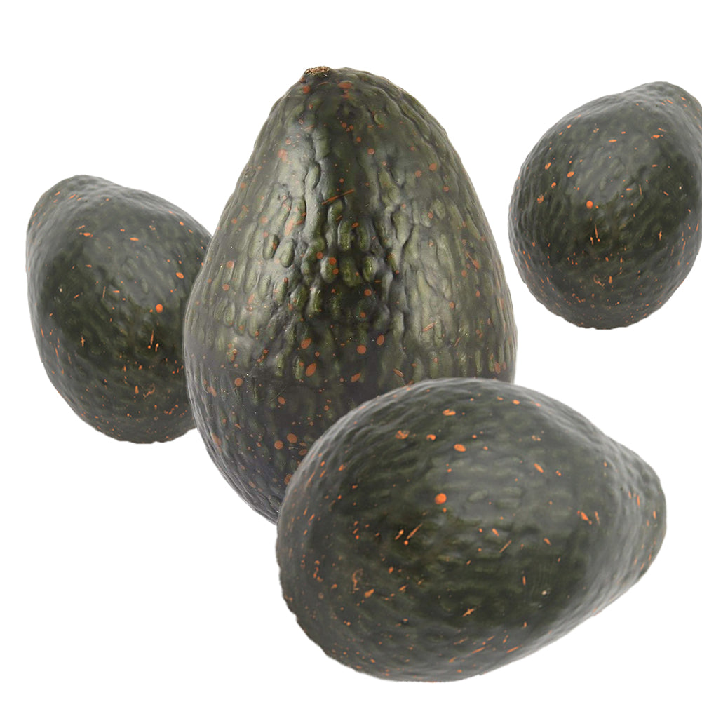 Artificial Avocados Prop Decor Lifelike Plastic Green Avocado