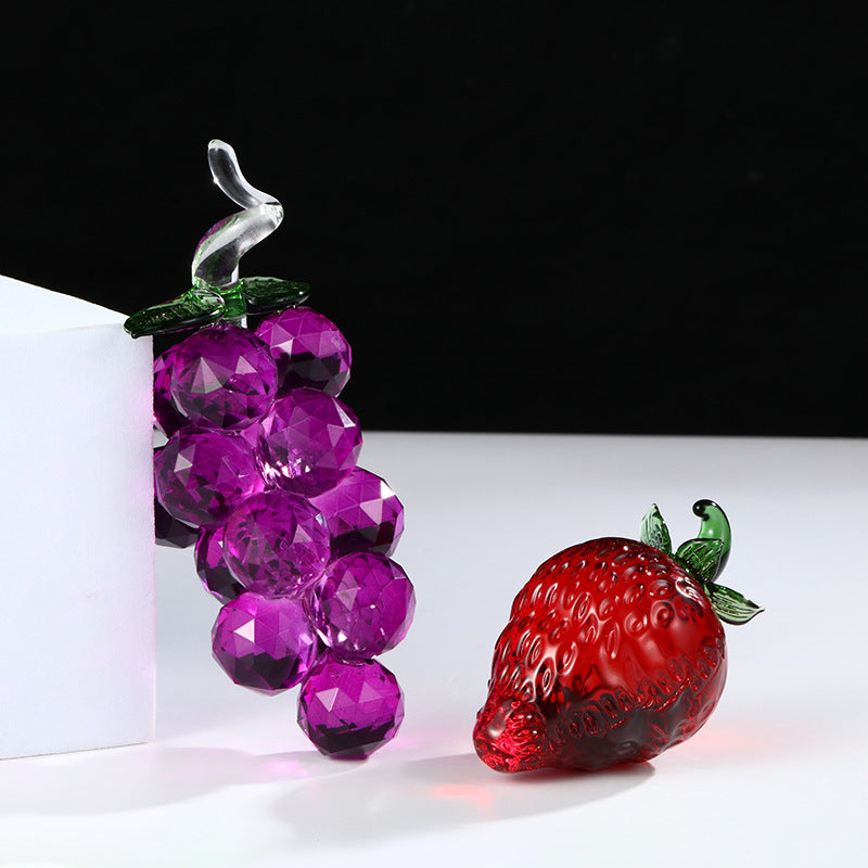 Crystal Fruit Figurine Ornament