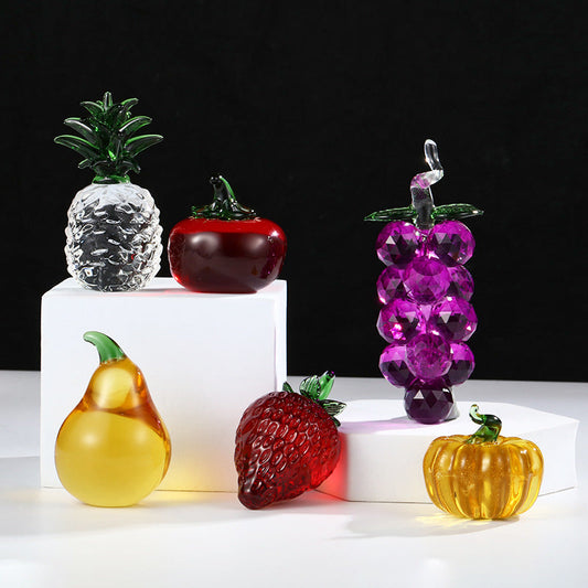 Crystal Fruit Figurine Ornament