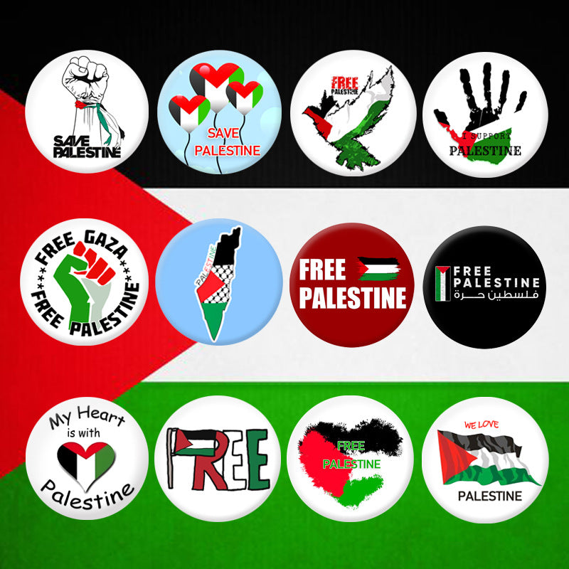 Free Palestine Brooch