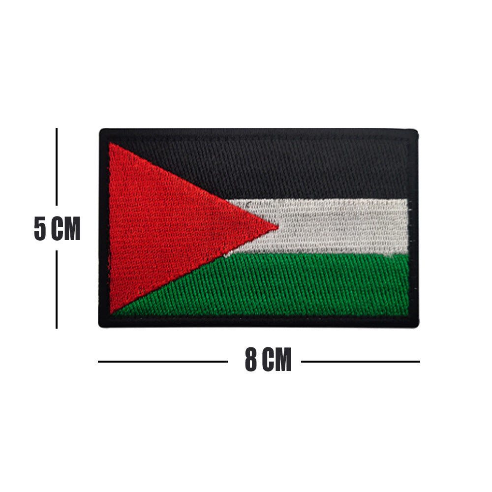 Palestine Flag Patch Embroidered Emblem Badges Free