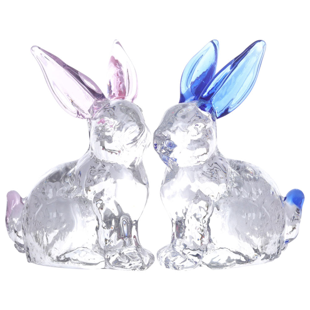 Crystal Bunny Figurines