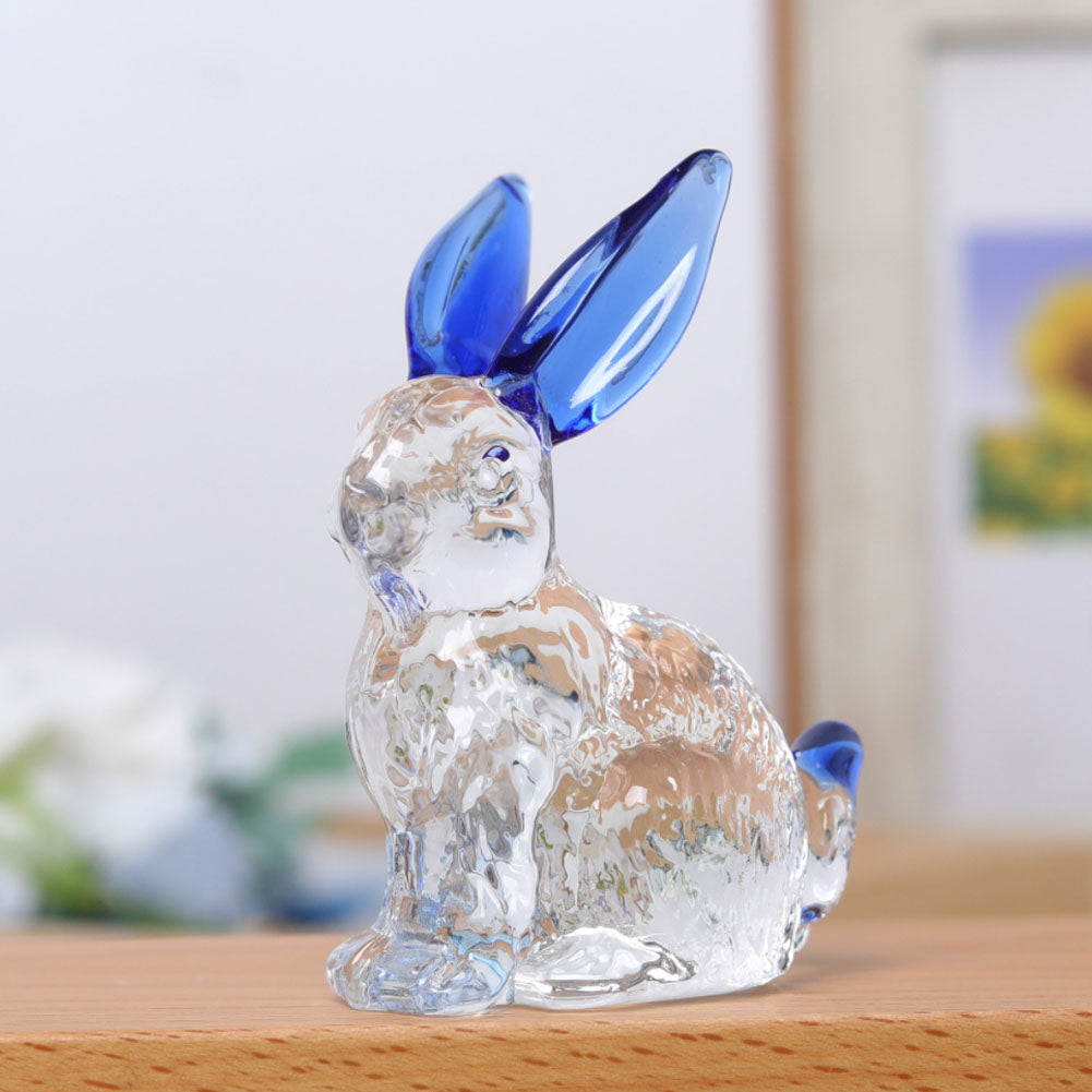 Crystal Bunny Figurines