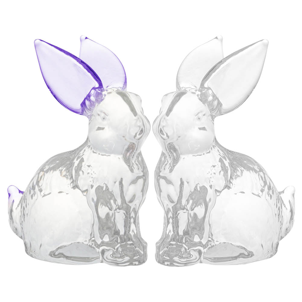 Crystal Bunny Figurines