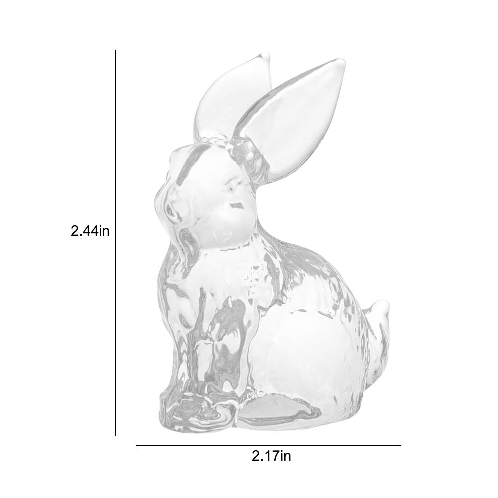 Crystal Bunny Figurines