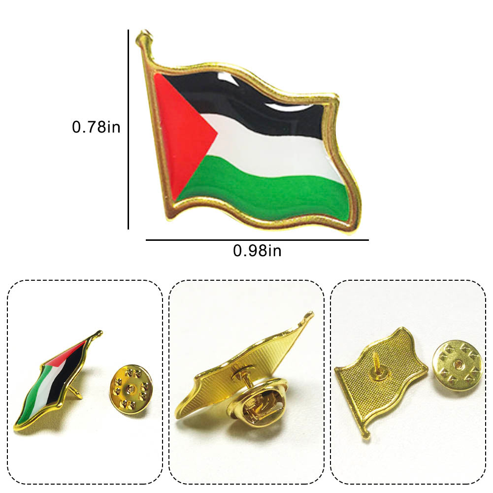 Palestine Flag Lapel Pin