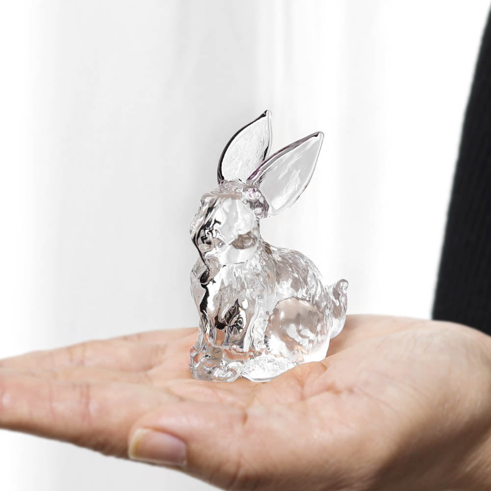 Crystal Bunny Figurines