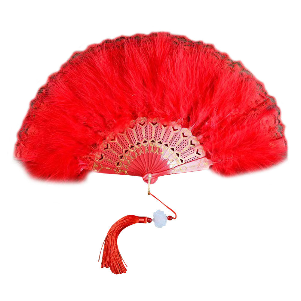 White Lace folding Hand Fan